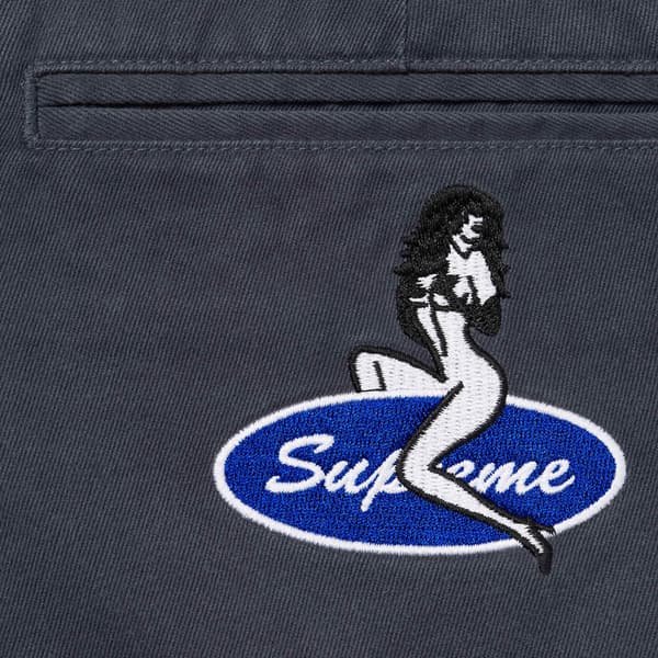 Supreme Chino Pant - Navy (front)