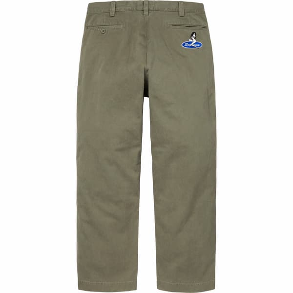 Supreme Chino Pant - Olive (front)