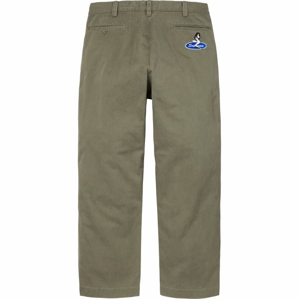 Supreme Chino Pant - Olive (front)