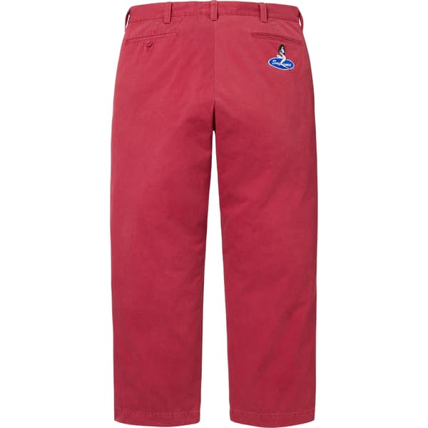 Supreme Chino Pant - Red (front)