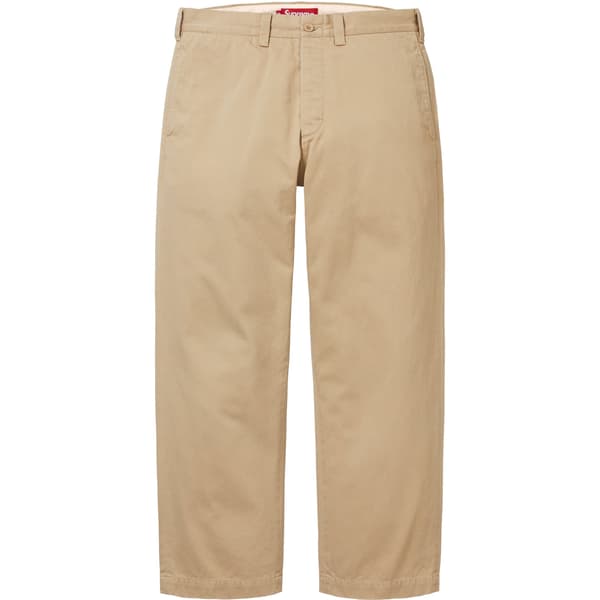 Supreme Chino Pant - Tan (front)