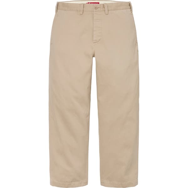 Supreme Chino Pant - Tan (front)