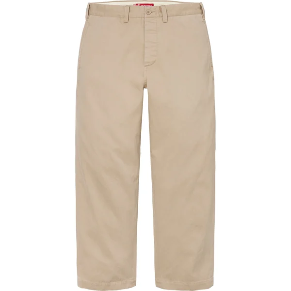 Supreme Chino Pant - Tan (front)