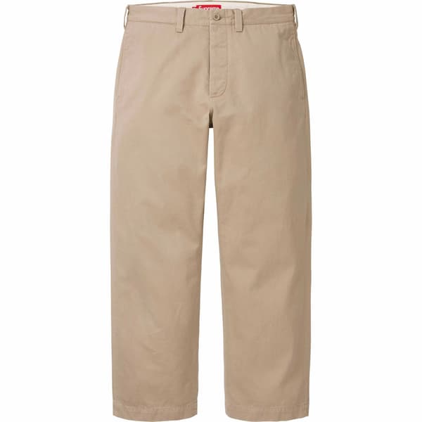 Supreme Chino Pant - Tan (front)