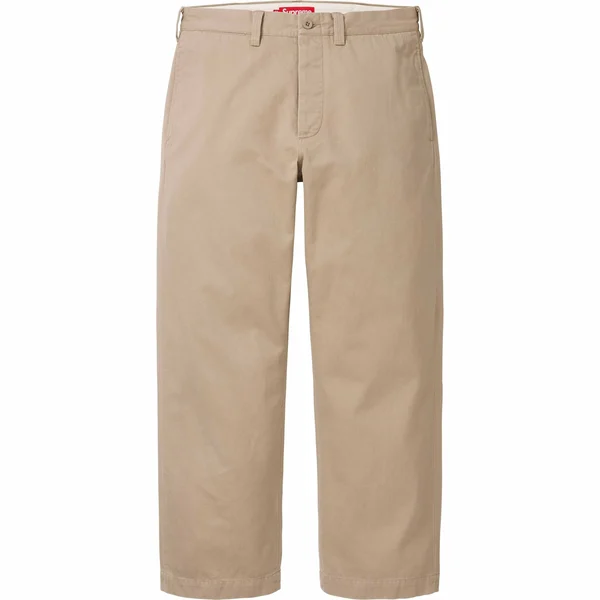 Supreme Chino Pant - Tan (front)