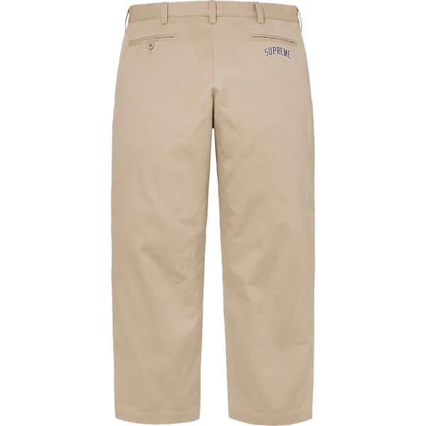 Supreme Chino Pant - Tan (front)