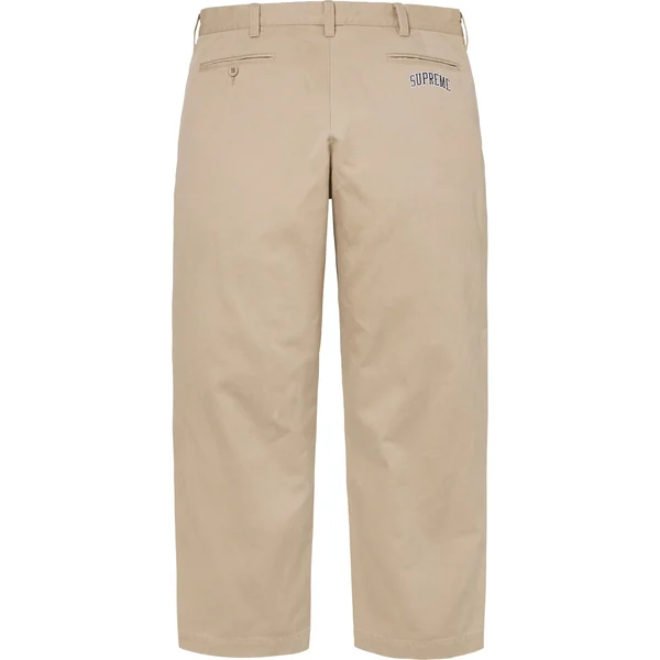 Supreme Chino Pant - Tan (front)