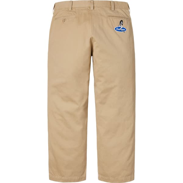 Supreme Chino Pant - Tan (front)