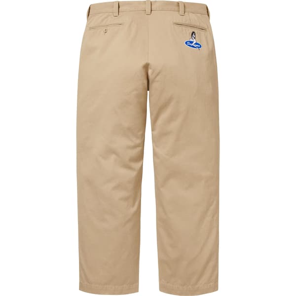 Supreme Chino Pant - Tan (front)