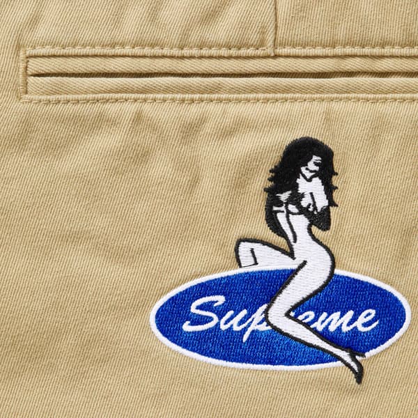 Supreme Chino Pant - Tan (front)
