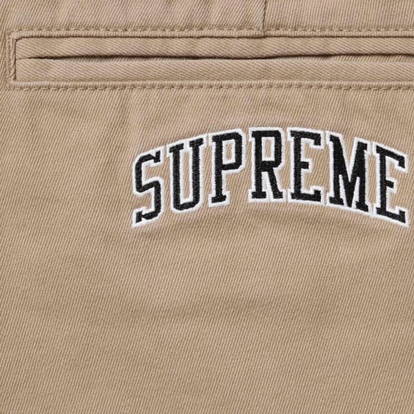 Supreme Chino Pant - Tan (front)