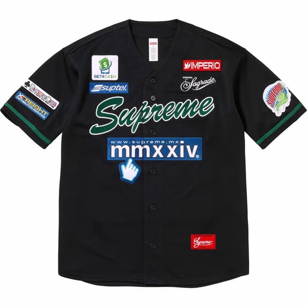 Supreme Chosen One Baseball Jersey - Black (front)