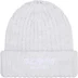 Supreme Chunky Rib Classic Logo Beanie - Ash Grey (front)