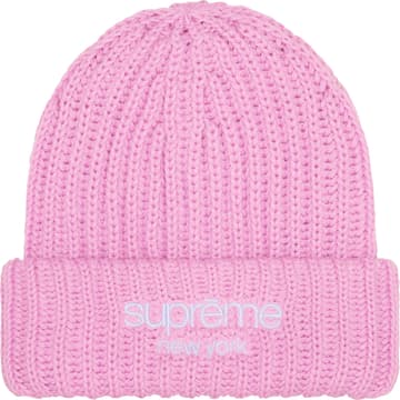 Supreme Chunky Rib Classic Logo Beanie