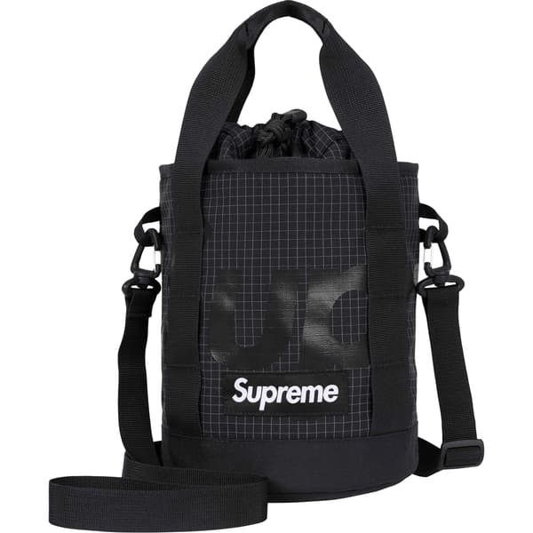 Supreme Cinch Bag - Black (front)
