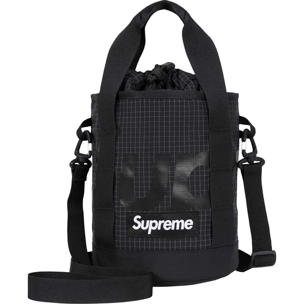 Supreme Cinch Bag - Black (front)