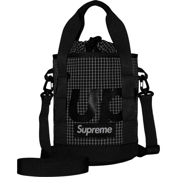 Supreme Cinch Bag - Black (front)