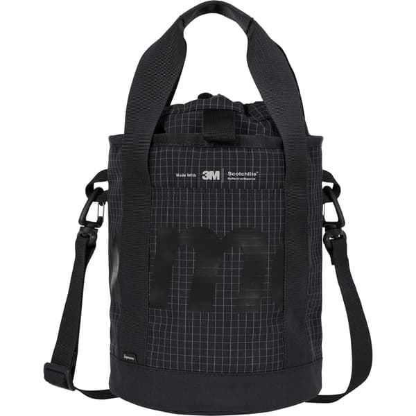 Supreme Cinch Bag - Black (front)