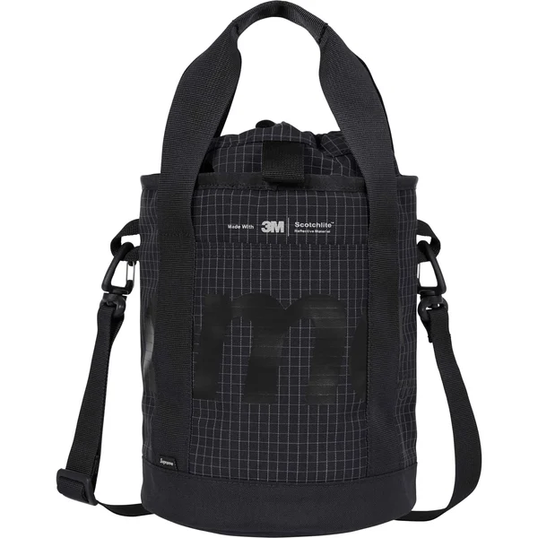 Supreme Cinch Bag - Black (front)
