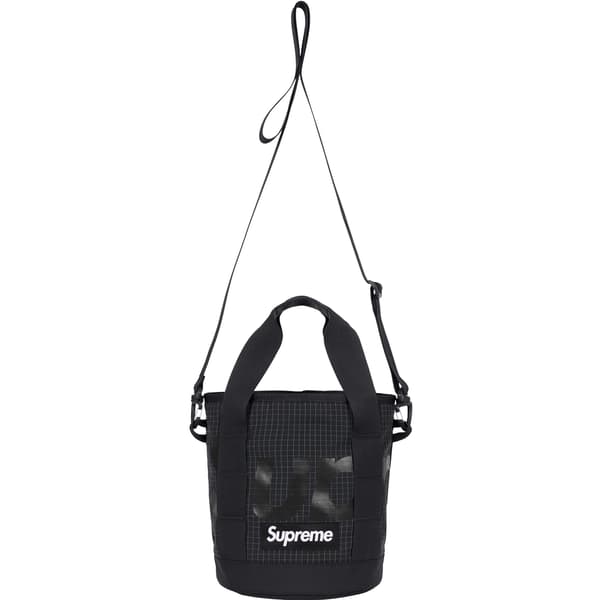 Supreme Cinch Bag - Black (front)