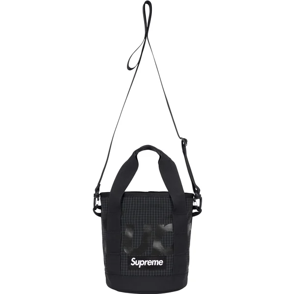 Supreme Cinch Bag - Black (front)