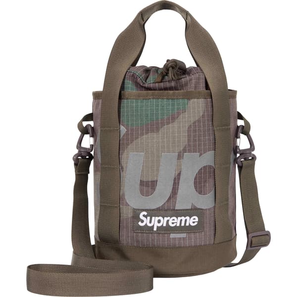 Supreme Cinch Bag - Woodland Camo (front)