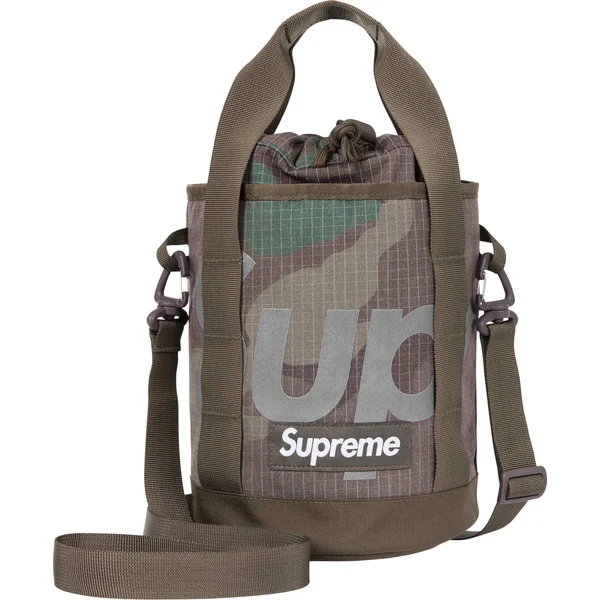 Supreme Cinch Bag - Woodland Camo (front)