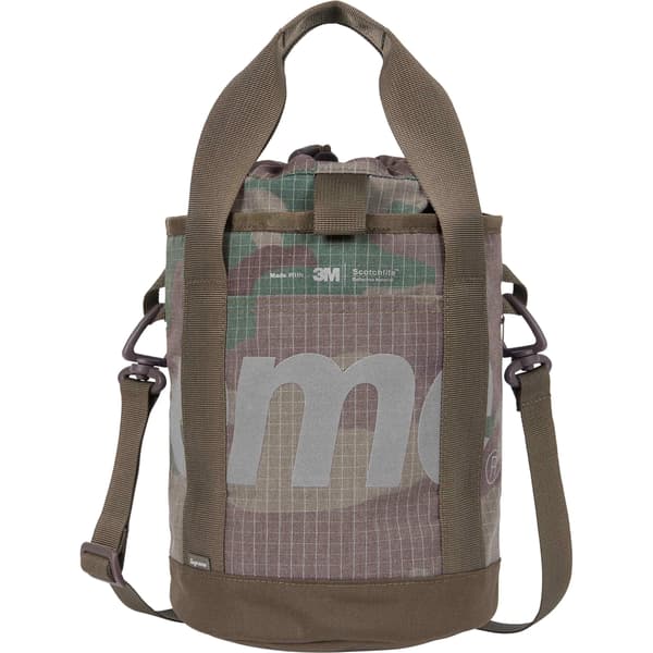 Supreme Cinch Bag - Woodland Camo (front)