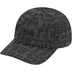 Supreme Cities Jacquard 6-Panel - Black (front)