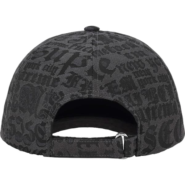 Supreme Cities Jacquard 6-Panel - Black (front)