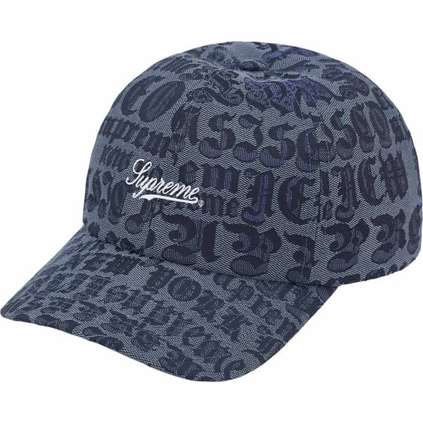 Supreme Cities Jacquard 6-Panel - Blue (front)
