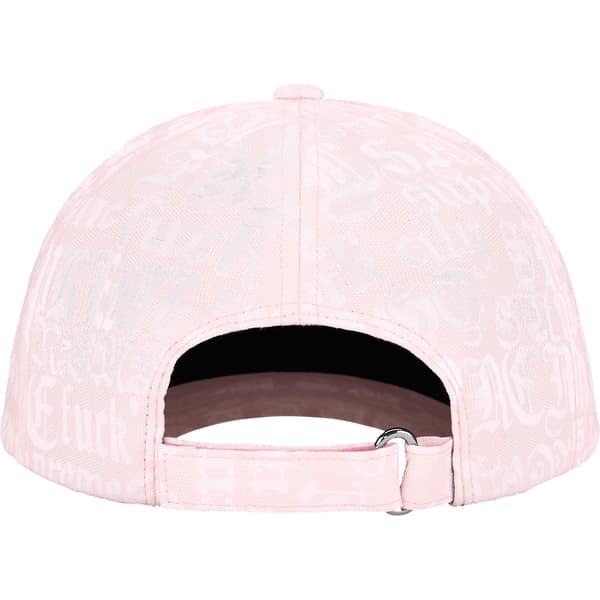 Supreme Cities Jacquard 6-Panel - Light Pink (front)