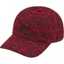 Supreme Cities Jacquard 6-Panel - Red (front)