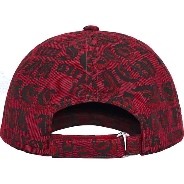 Supreme Cities Jacquard 6-Panel - Red (front)