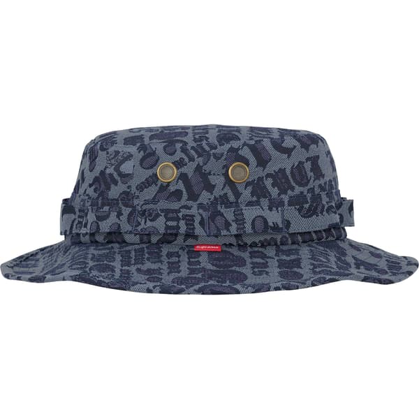 Supreme Cities Jacquard Boonie - Blue (front)