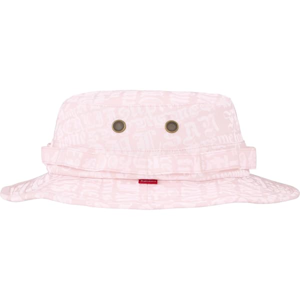 Supreme Cities Jacquard Boonie - Light Pink (front)