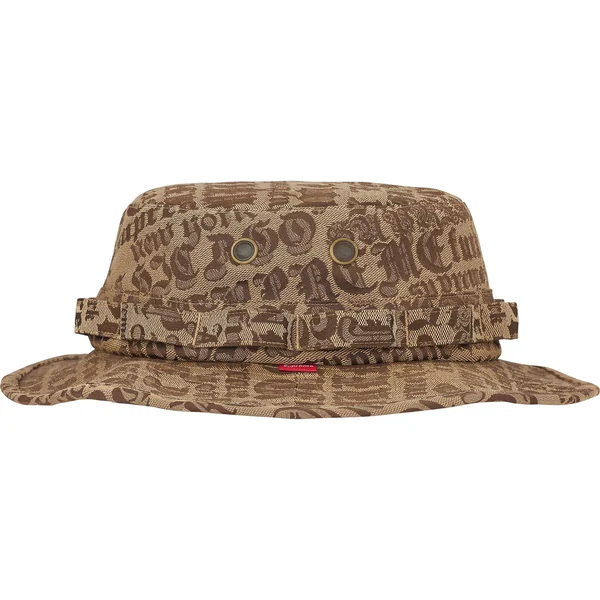 Supreme Cities Jacquard Boonie - Tan (front)