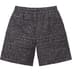 Supreme Cities Jacquard Short - Black (front)