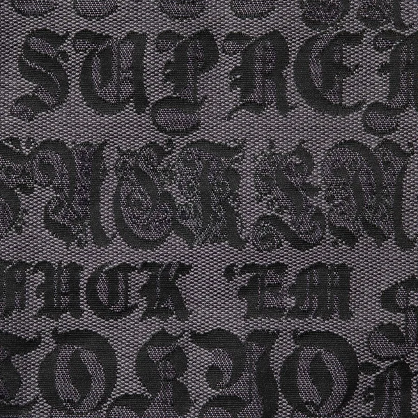 Supreme Cities Jacquard Short - Black (front)