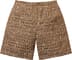Supreme Cities Jacquard Short - Tan (front)