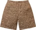Supreme Cities Jacquard Short - Tan (front)