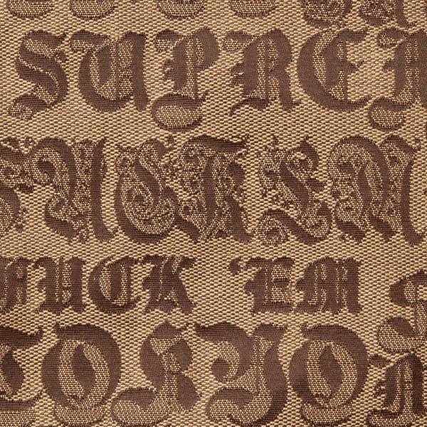 Supreme Cities Jacquard Short - Tan (front)