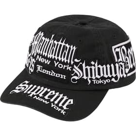 Supreme City Patches 6-Panel Black