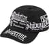 Supreme City Patches 6-Panel - Black (front)