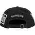 Supreme City Patches 6-Panel - Black (front)