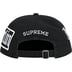 Supreme City Patches 6-Panel - Black (front)