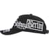 Supreme City Patches 6-Panel - Black (front)