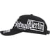 Supreme City Patches 6-Panel - Black (front)