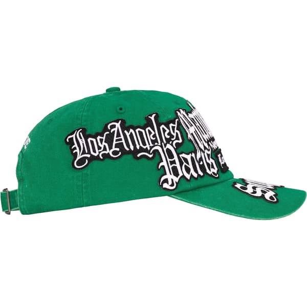 Supreme City Patches 6-Panel - Green (front)
