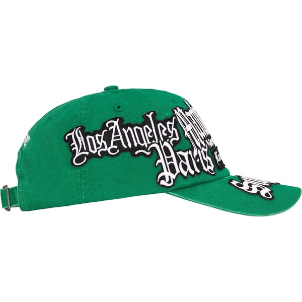 Supreme City Patches 6-Panel - Green (front)
